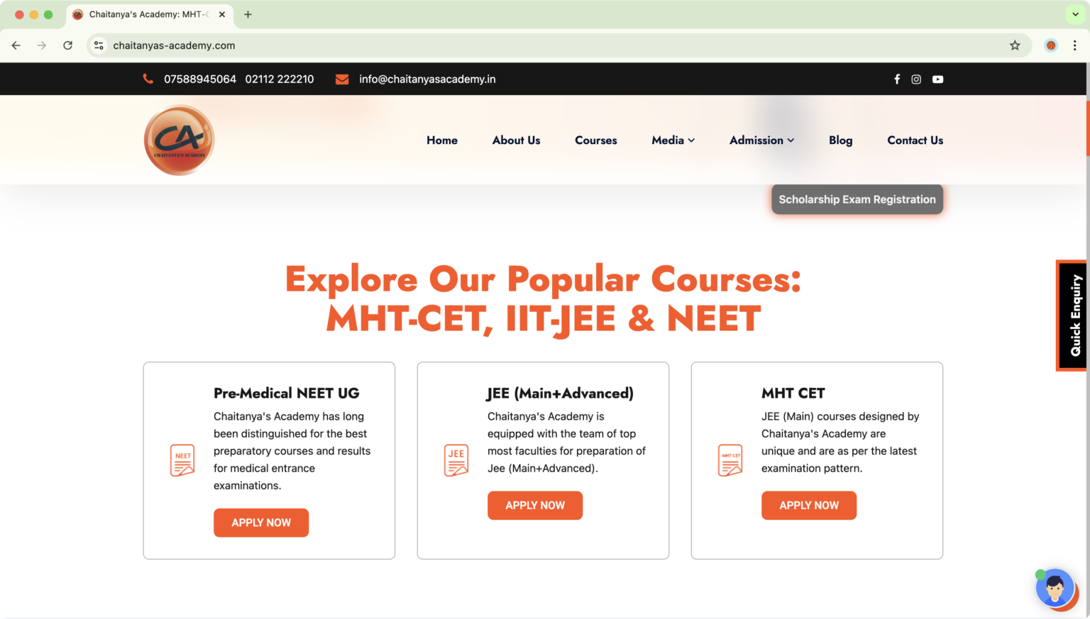 Top 10 IIT JEE Coaching Institutes in India in 2025