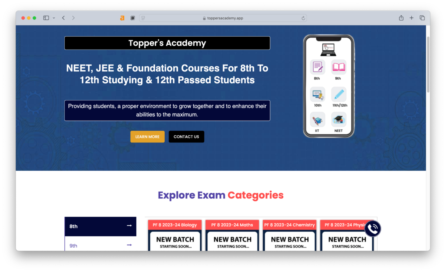 Top 10 IIT JEE Coaching Institutes in India in 2025