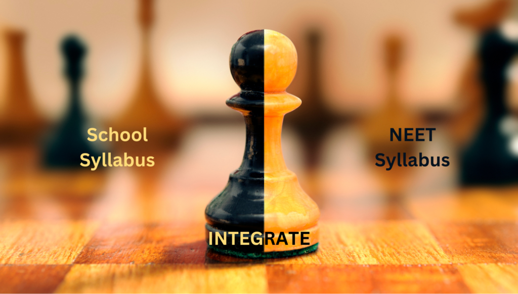 Integrate school and NEET syllabus to easily manage school and NEET coaching.