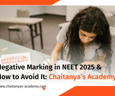 Negative marking in NEET by Chaitanya's Academy.