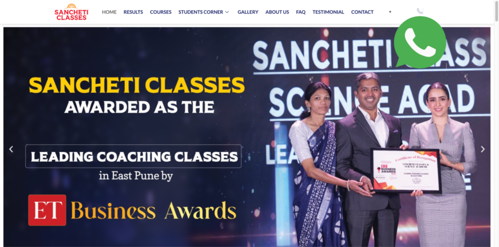 Sancheti Classes provide coaching classes in Pune for 9th and 10th students.