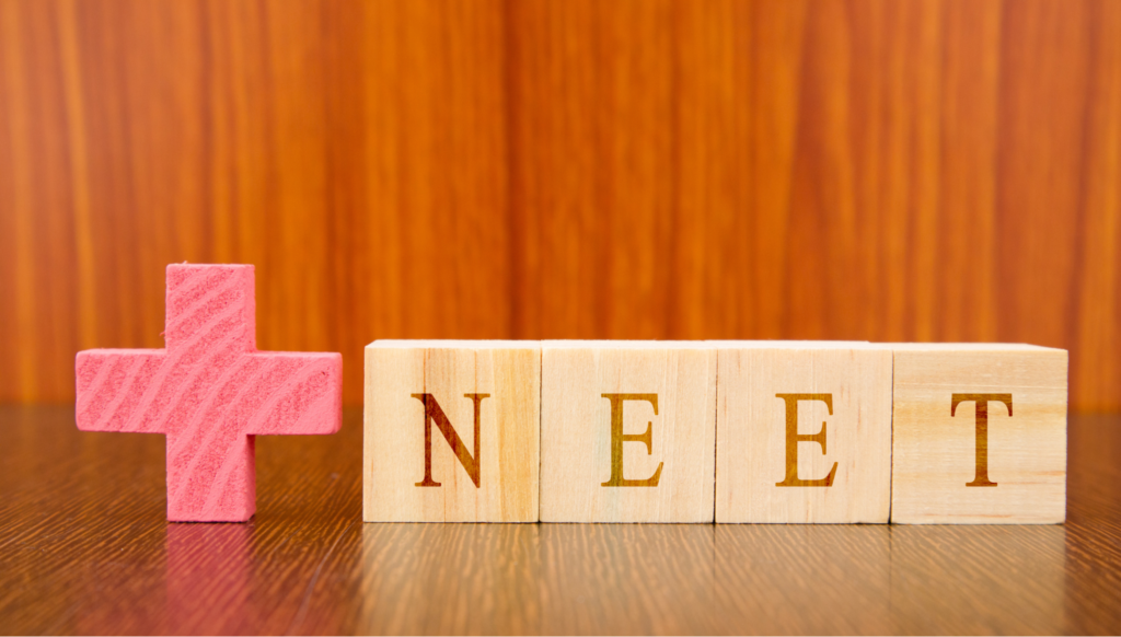 Question about how many students crack NEET in the first attempt for an average student.