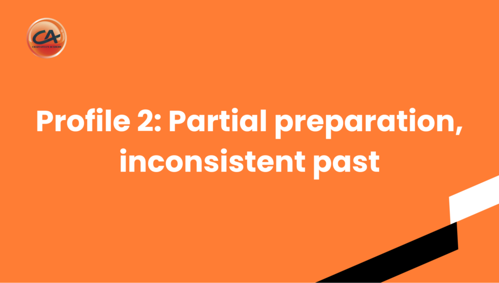 NEET preparation for students with partial preparation and an inconsistent past.