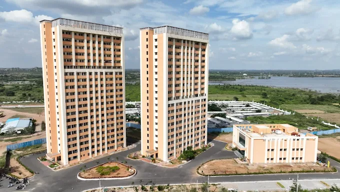 AIIMS Bibinagar campus near Hyderabad, part of AIIMS institutes in India.