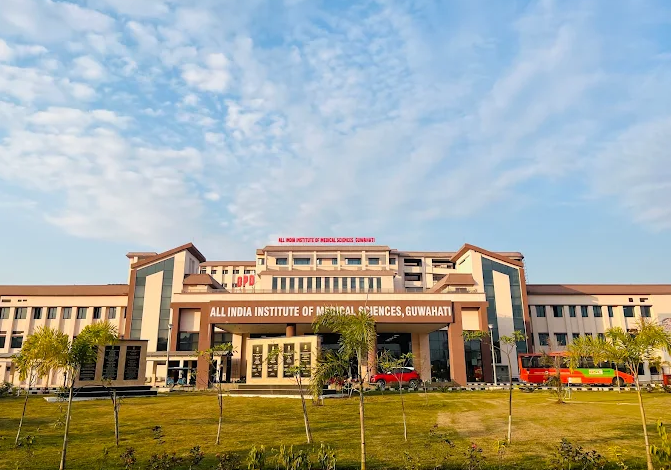 AIIMS Guwahati campus in Assam, the first AIIMS in Northeast India.