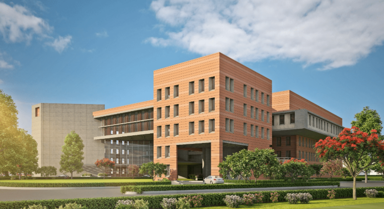 AIIMS Rajkot campus in Gujarat, part of the new AIIMS institutes in India.