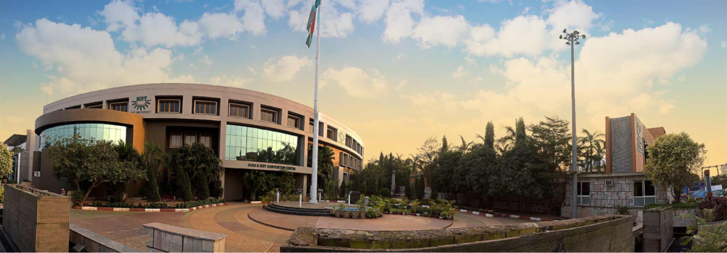 KIIT University campus in Bhubaneswar, a modern engineering university in India.