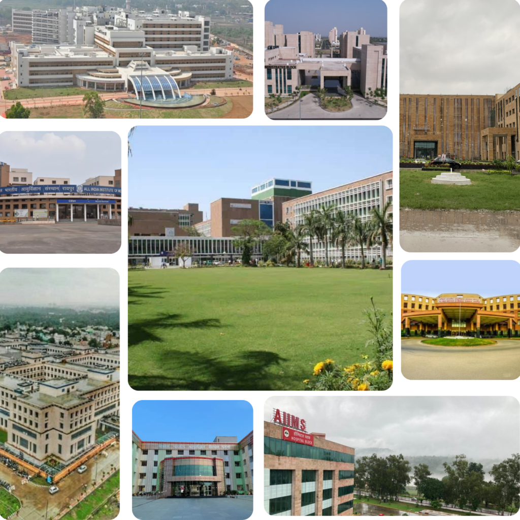 list of AIIMS colleges in India by Chaitanya’s Academy.