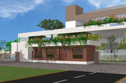 Millennium World School campus in Patna, a modern CBSE school in Bihar focused on holistic education.