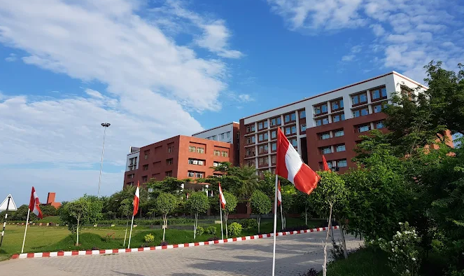 Chandigarh University campus with modern infrastructure.