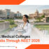 Best Medical Colleges in India Through NEET 2026