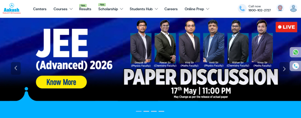 Aakash Institute NEET coaching classes in Pune for class 12 PCB students.