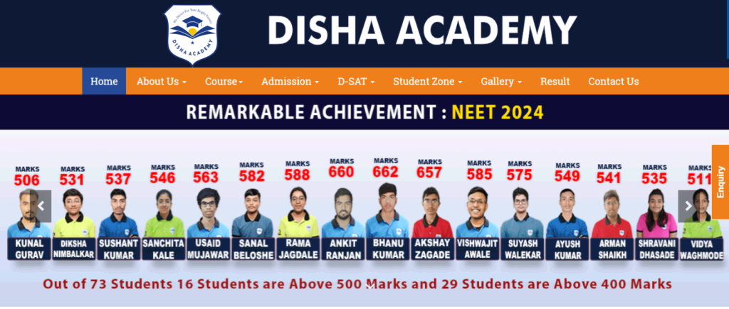 NEET aspirants preparing with structured study plans and mock tests at Disha Academy.