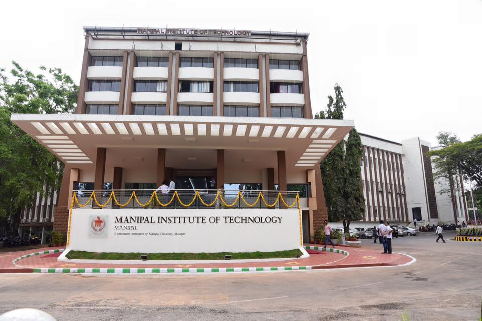 Manipal Institute of Technology campus with modern infrastructure and students.