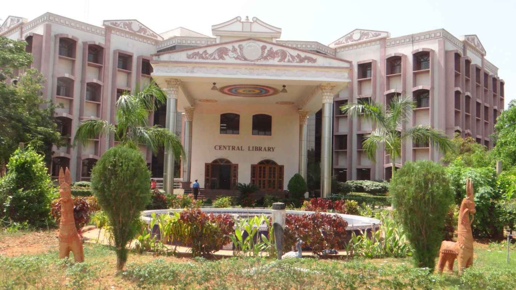 National Institute of Technology Trichy campus with academic buildings and green surroundings.