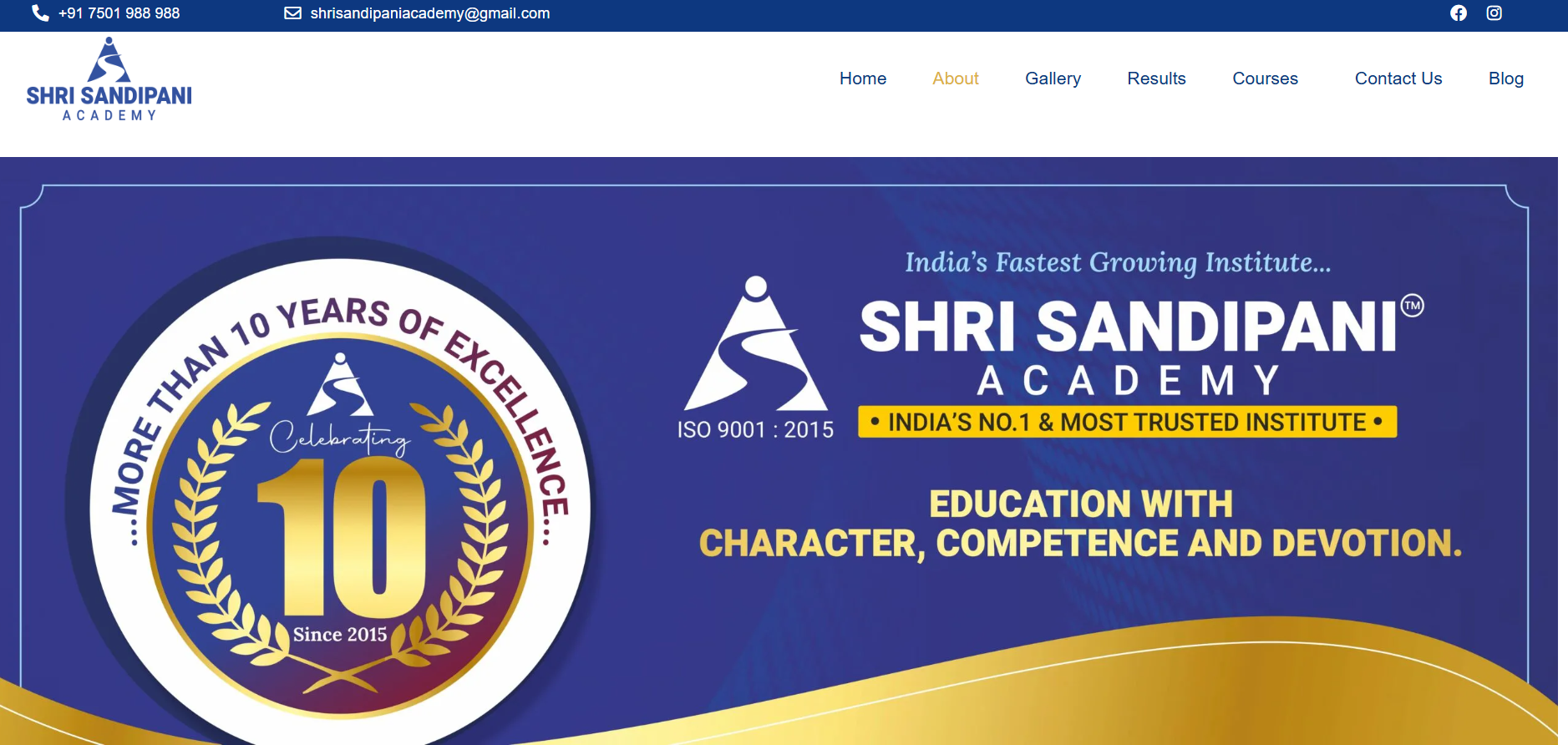 Students attending NEET coaching classes at Shri Sandipani Academy in Ahilyanagar. 