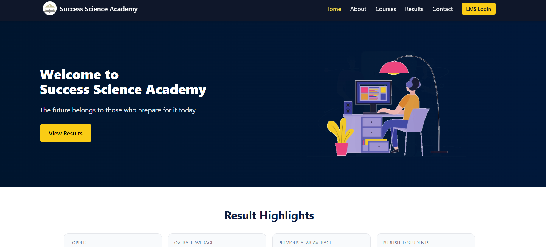 Success Science Academy for IIT JEE dropper course in Ahilyanagar.