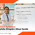 JEE 2027 Syllabus- Complete Chapter-Wise Guide