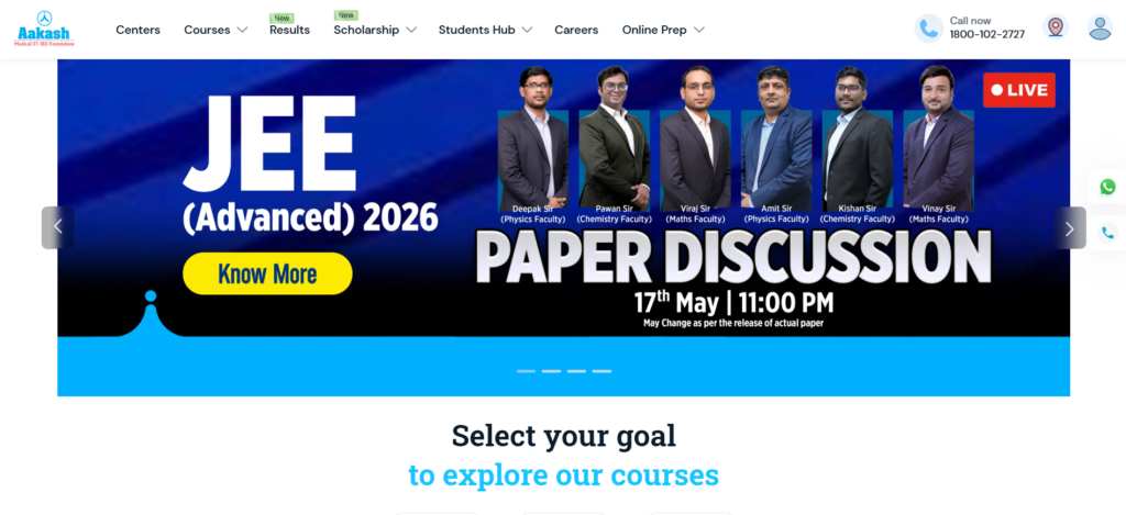 Aakash Institute is known for NEET coaching classes in Ahilyanagar.