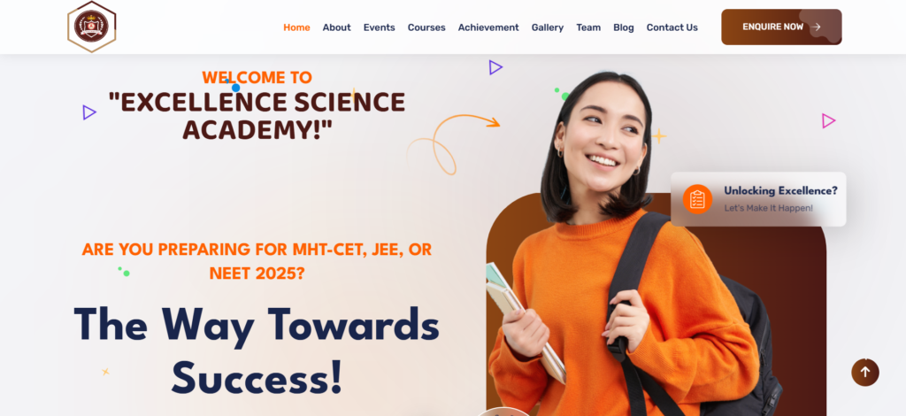 Excellence Science Academy for best JEE coaching in Baramati.