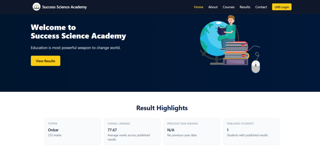 Success Science Academy provides JEE coaching classes in Ahmednagar. 