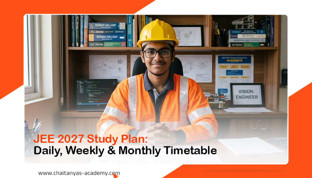 JEE 2027 Study Plan- Daily, Weekly & Monthly Timetable
