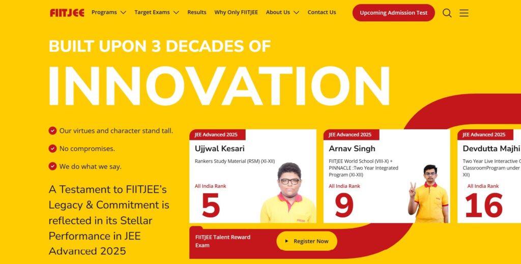 FIITJEE JEE foundation coaching for Class 8, 9, and 10 students in Pune.