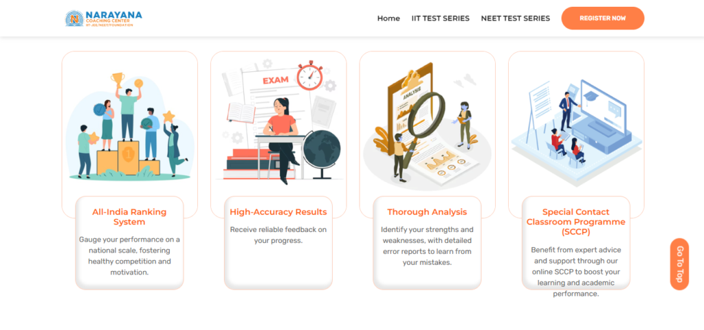 Narayana JEE Main and Advanced test series.