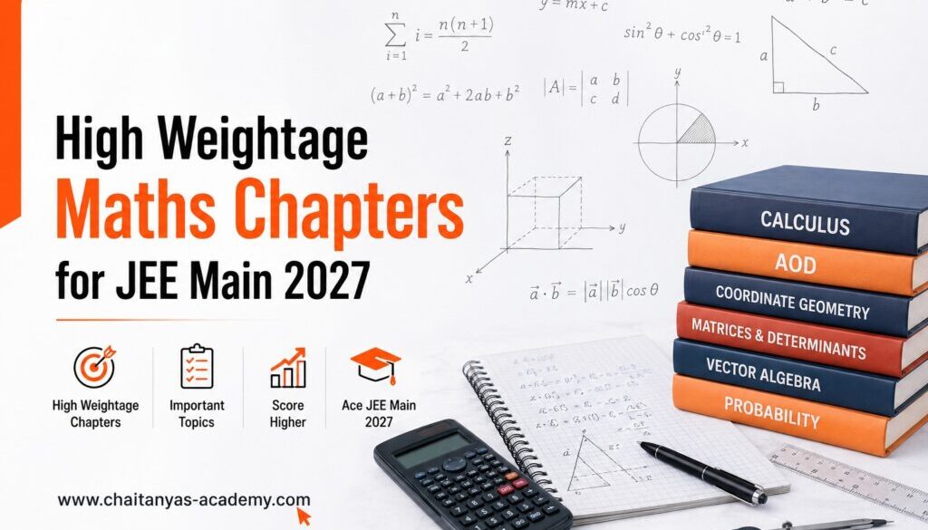 Top 15 High-Weightage Mathematics Chapters for JEE Main 2027