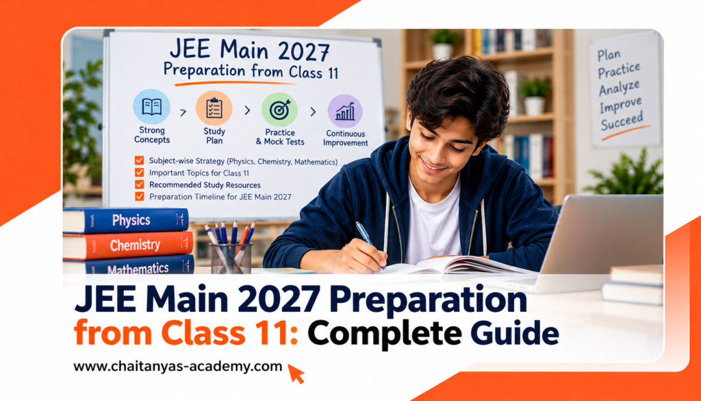 How to Prepare for JEE Main 2027 from Class 11: Complete Guide