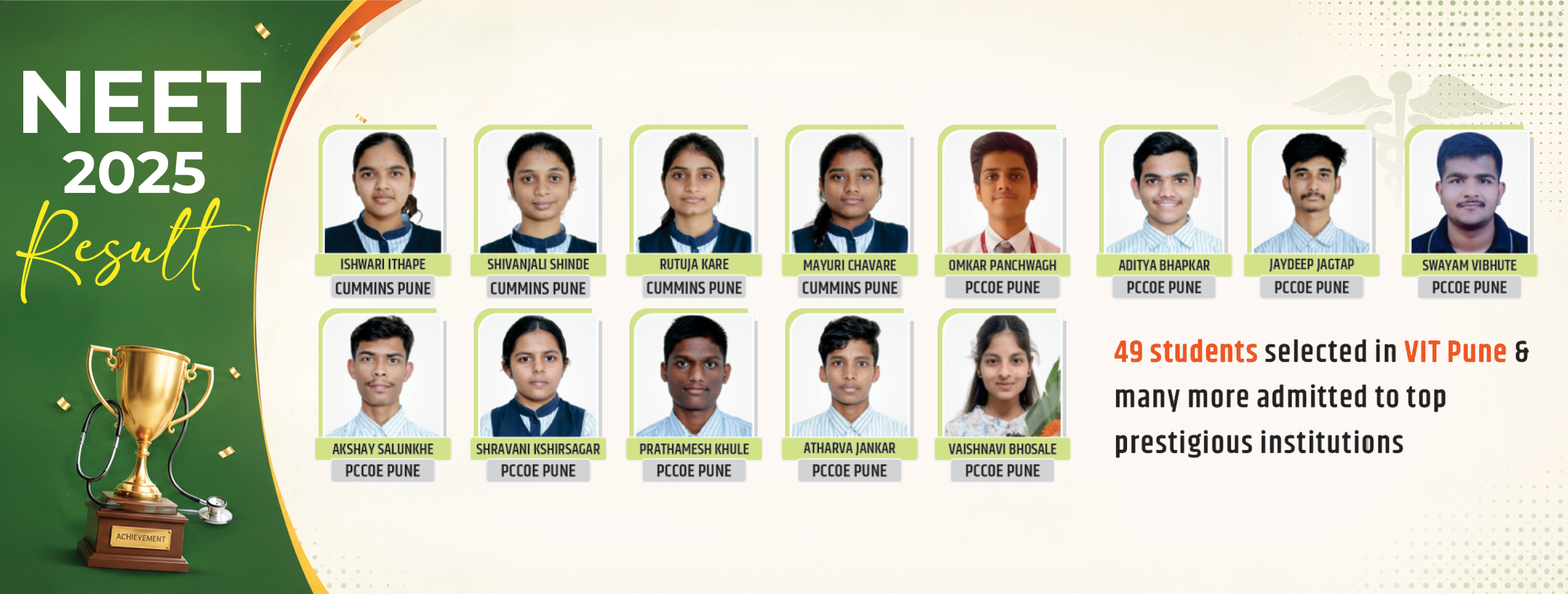 CA NEET 2025 Result Slider